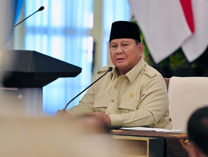 Presiden Prabowo Subianto menggelar pertemuan dengan para pengusaha Kamar Dagang dan Industri (Kadin) Indonesia pusat dan daerah dari seluruh Indonesia di Istana Negara, Jakarta, pada Jumat, 31 Juli 2026. (Setpres)