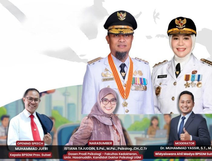 ASN Level Up: Webinar Adaptif BPSDM Sulsel Diikuti 3.767 Peserta Se-Indonesia