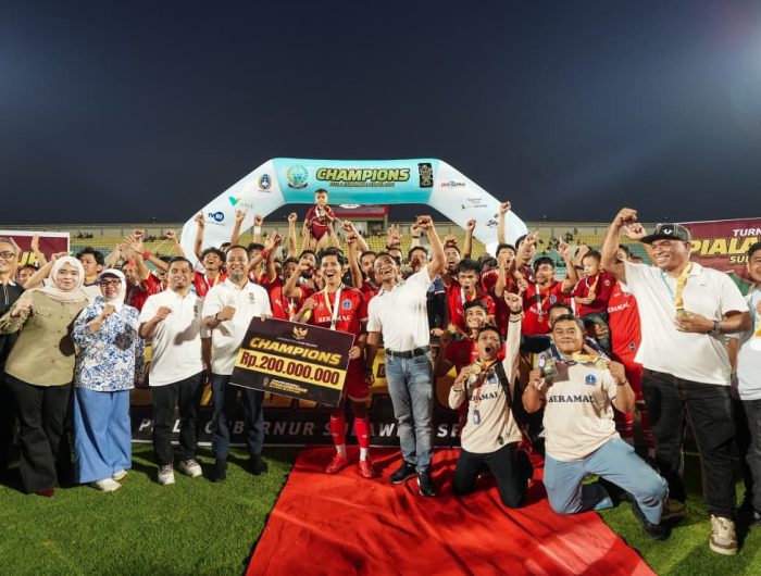 Kabupaten Bone Juara Piala Gubernur Sulsel Cup 2026, Andi Sudirman Apresiasi Penyelenggara Turnamen