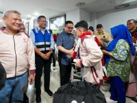 Sekda Sulsel Sambut Kepulangan Kontingen Juara Umum Kejurnas Karate-Do Gojukai