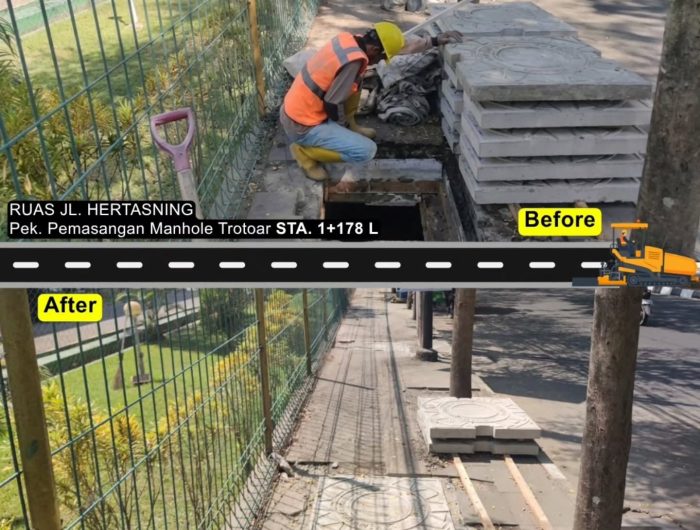 MYP Paket 1 Kini Fokus Penataan Pedestrian, Drainase, dan Bahu Jalan
